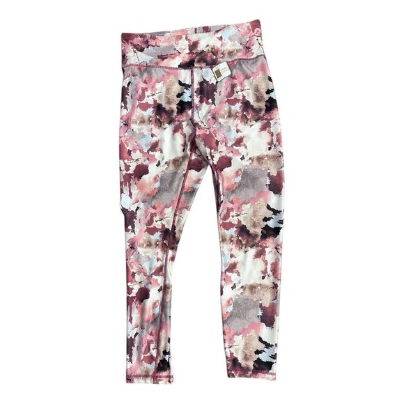 Activ8  High Waisted Tie Dye Leggings Polyester Spandex Blend Pink Size Women S - Picture 3 of 16